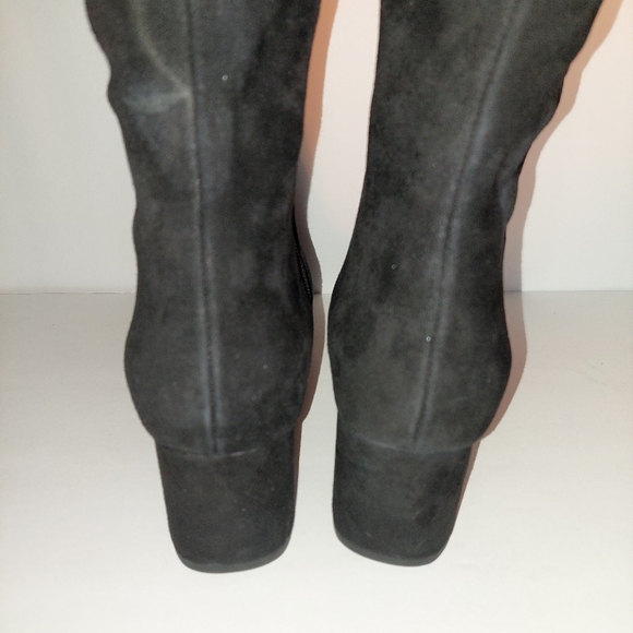NIB Cole Haan Sz 8M Denise Suede Block Heel Knee High Boots - Picture 5 of 7